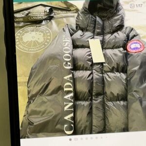 Canada Goose Charcoal Puffer Coat